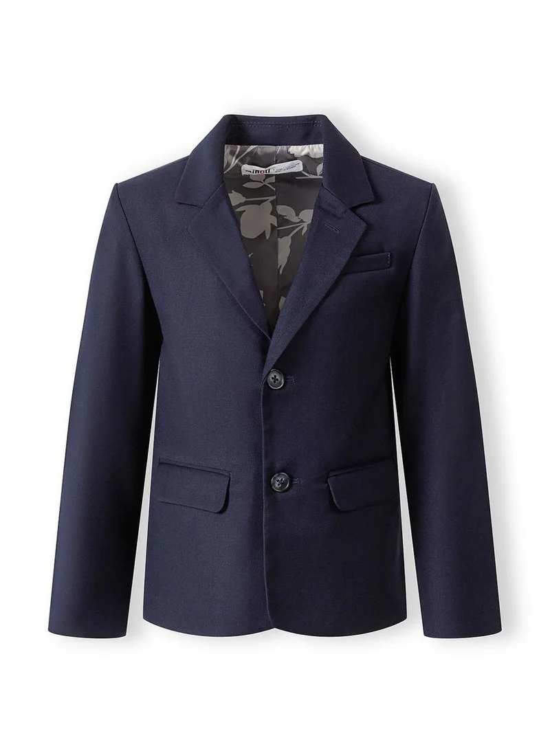 مينوتي Boys formal navy blue blazer viscose blend 3-15 years